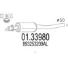 MTS 01.33980 Front Silencer